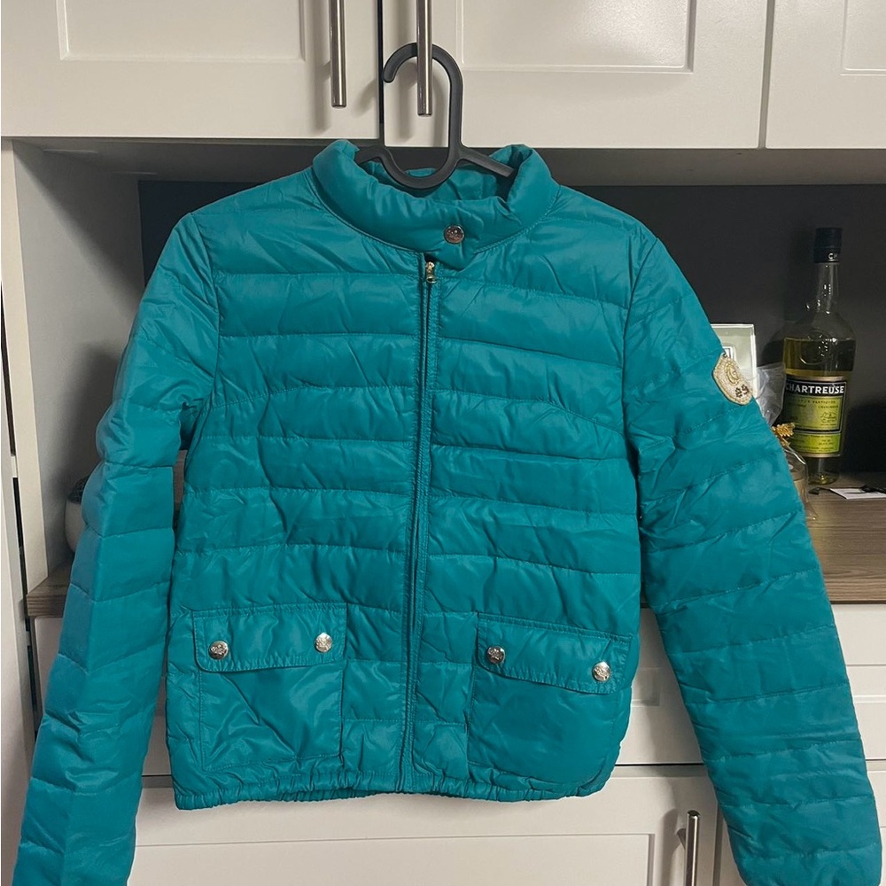 Teal Puffer Jacket
